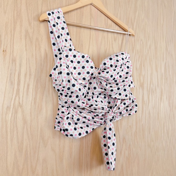 Maeve by Anthropologie Bow-Tie One-Shoulder Tank - Picture 6 of 14